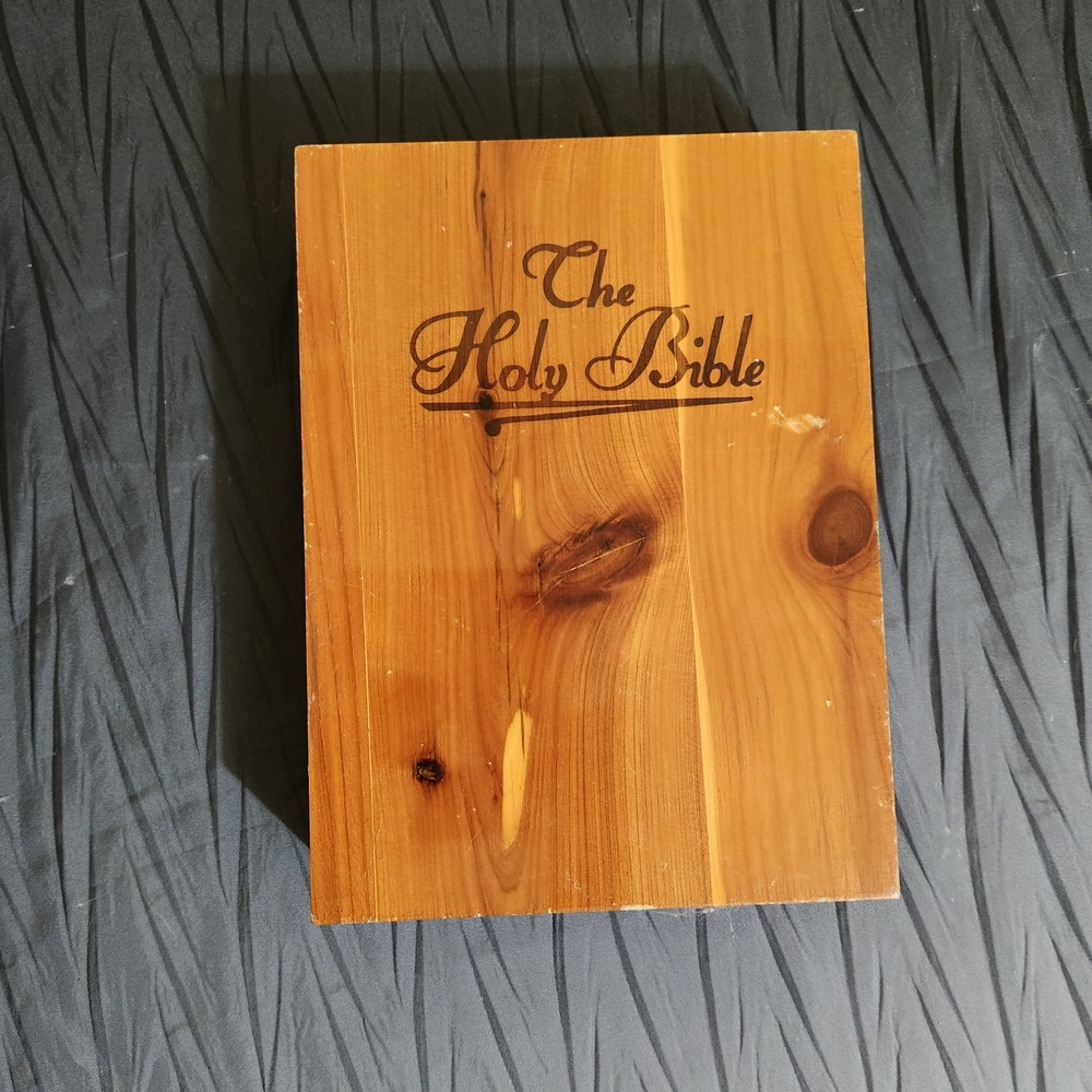 Vintage Union Made Wooden Bible Box